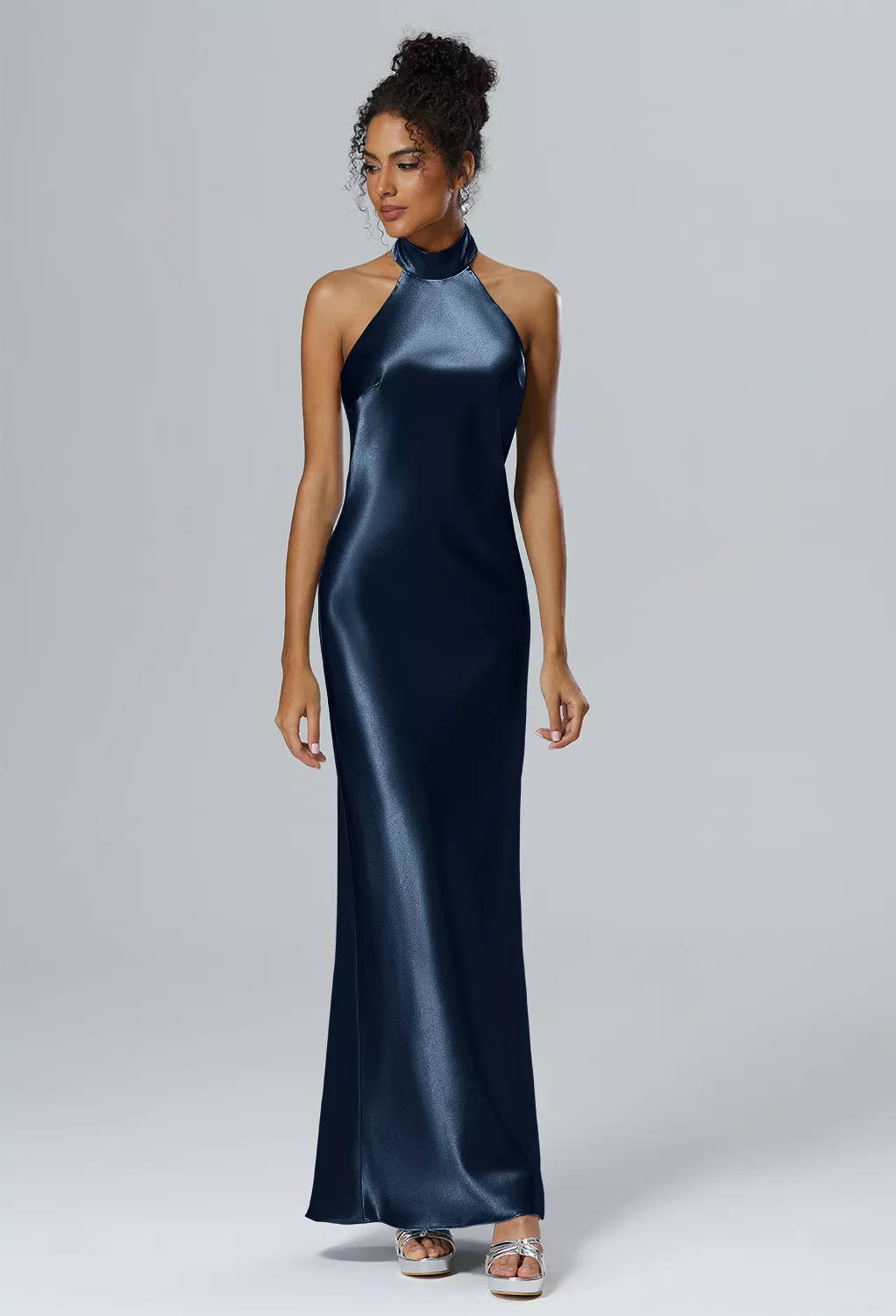 AW Mugwort Dark Navy  Plus Size Wedding Guest Dresses
